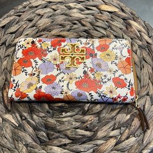 Tory Burch Britten Blossom Ditsy Wallet